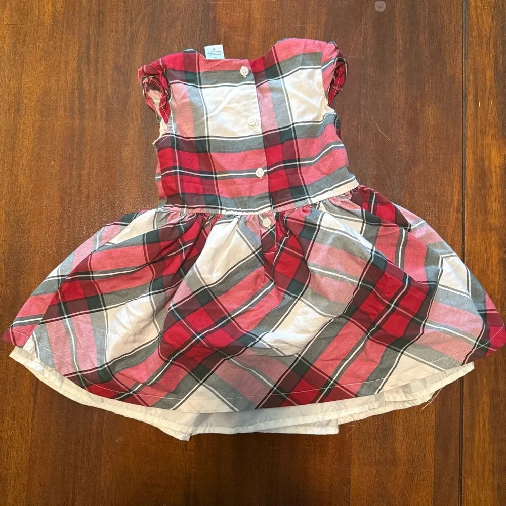 Carter's‎ Red and Gray Plaid Dress